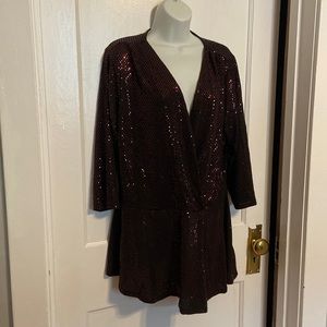 Avenue size 18/20 sequined top